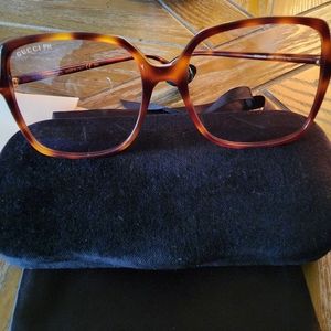 Gucci blue lens sunglasses